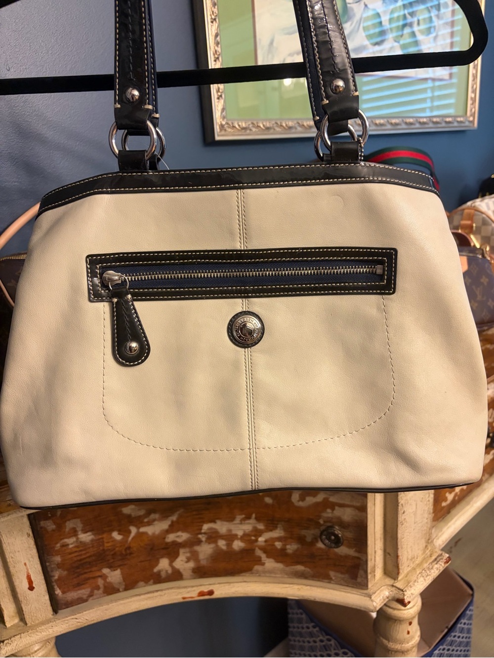 Coach Colette Leather Kisslock
